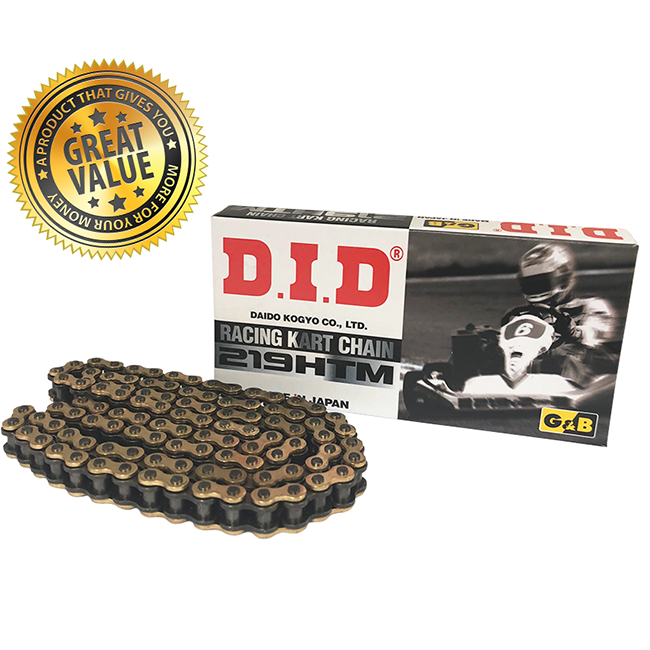 D.I.D Kart Chain, DID 219HTM G&B Go-Kart Race Chains