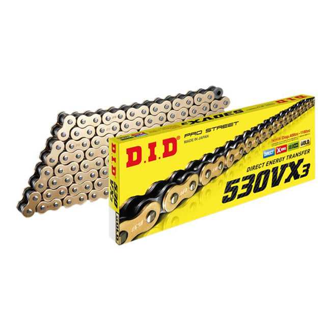 D.I.D Chain, DID  530VX3 Pro Street - X-Ring Chain