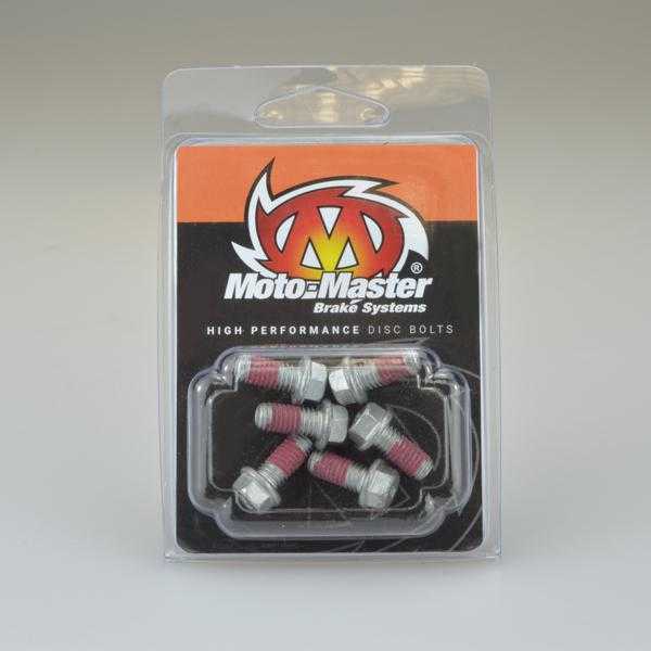 MOTO MASTER, DISC BOLT SET OF BOLTS M6X13 HEXAGON HEAD HUSQVARNA TC50 TC65 17-20 TC85 TC125 FC250 FE250 TC250