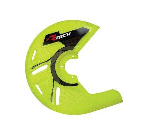 RTECH, *DISC PROTECTOR RTECH HONDA HUSQVARNA KAWASAKI SUZUKI YAMAHA NEON YELLOW