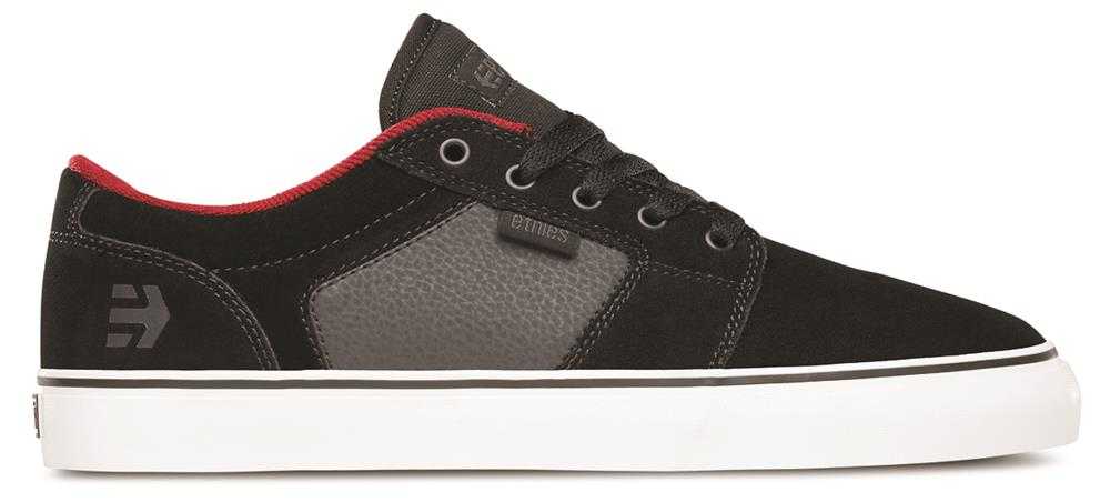 ETNIES, ETNIES BARGE LS [BLACK/CHARCOAL/RED]