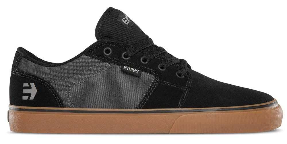 ETNIES, ETNIES BARGE LS [BLACK/DARK GREY/GUM] 7