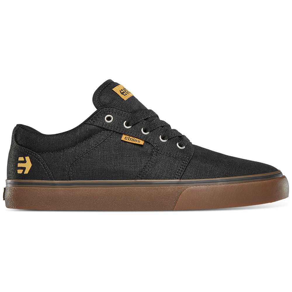 ETNIES, ETNIES BARGE LS [BLACK/GUM/SILVER]