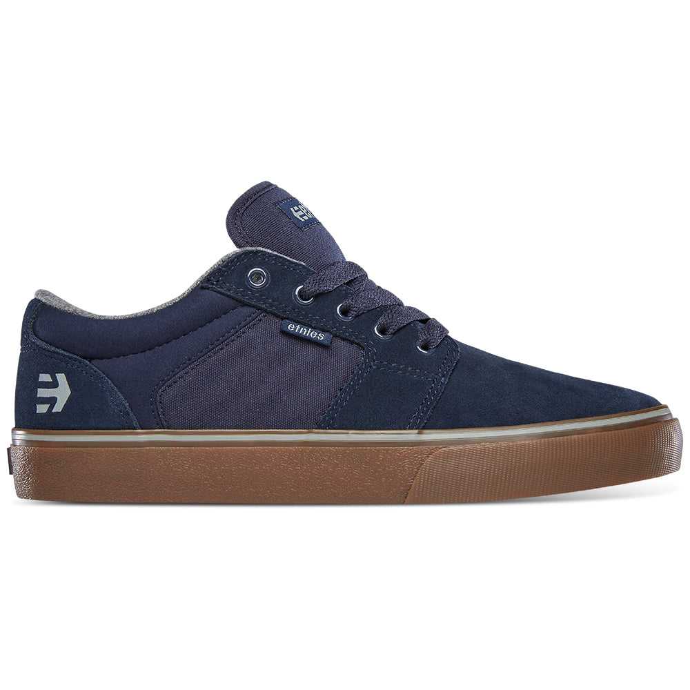 ETNIES, ETNIES BARGE LS [DARK BLUE/GUM] SHOES