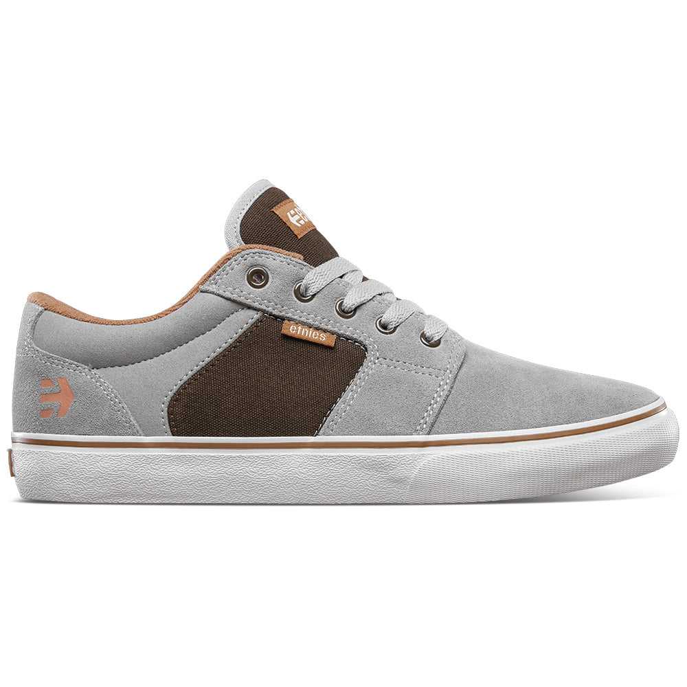 ETNIES, ETNIES BARGE LS [STONE]