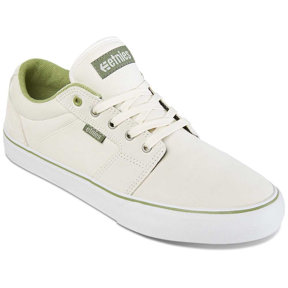 ETNIES, ETNIES BARGE LS [WHITE/GREEN] SHOES