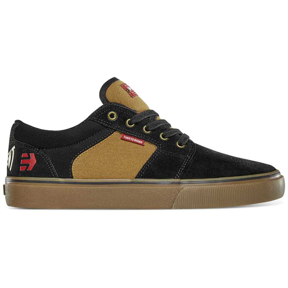 ETNIES, ETNIES BARGE LS X INDY [BLACK/BROWN] SHOES