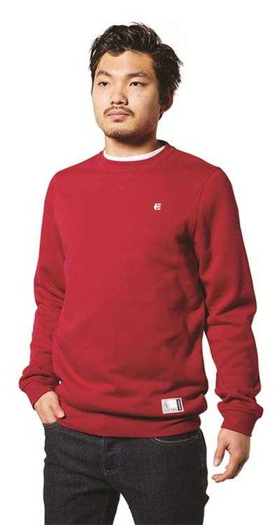 ETNIES, ETNIES CLASSICS CREW FLEECE [RED]