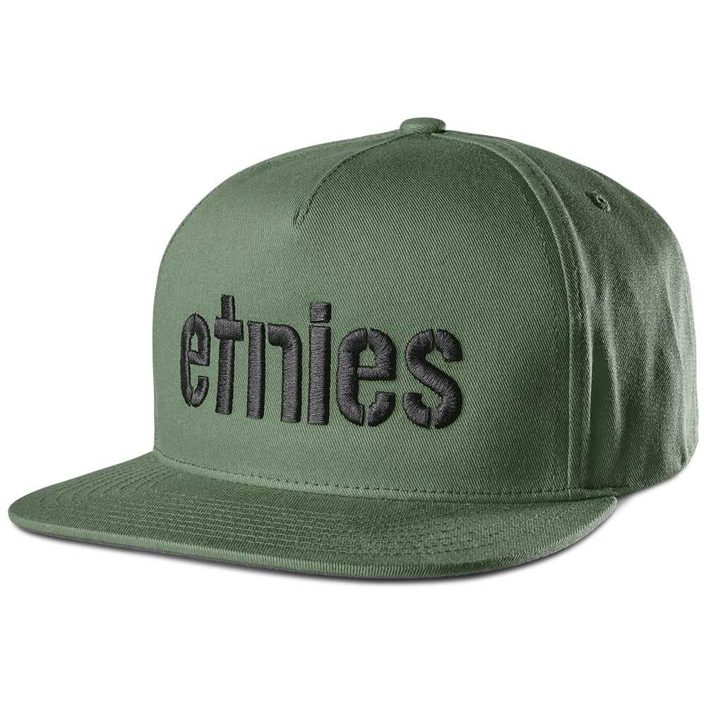 ETNIES, ETNIES CORP SNAPBACK [MILITARY] OS