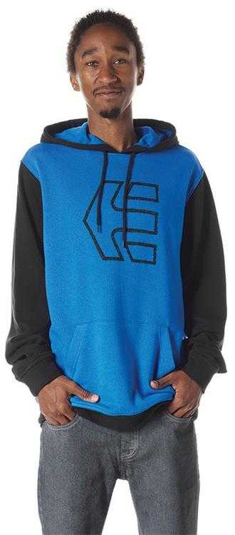 ETNIES, ETNIES ICON SCRIBBLE P/O FLEECE [BLUE/BLACK]