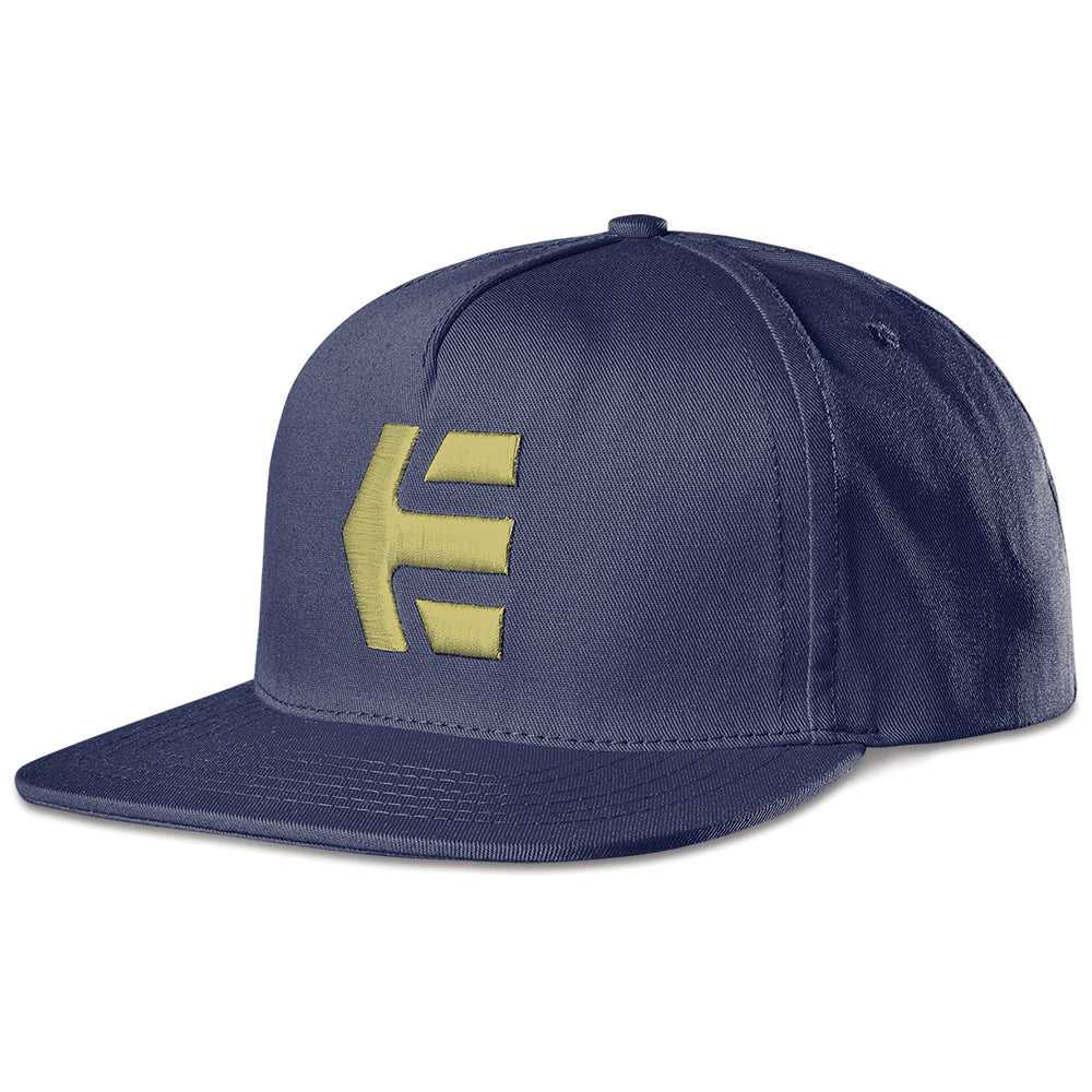 ETNIES, ETNIES ICON SNAPBACK [NAVY/GOLD] OS