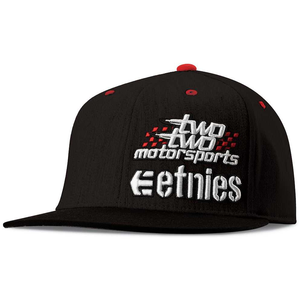 ETNIES, ETNIES THROTTLE 210 FIT HAT [BLACK]