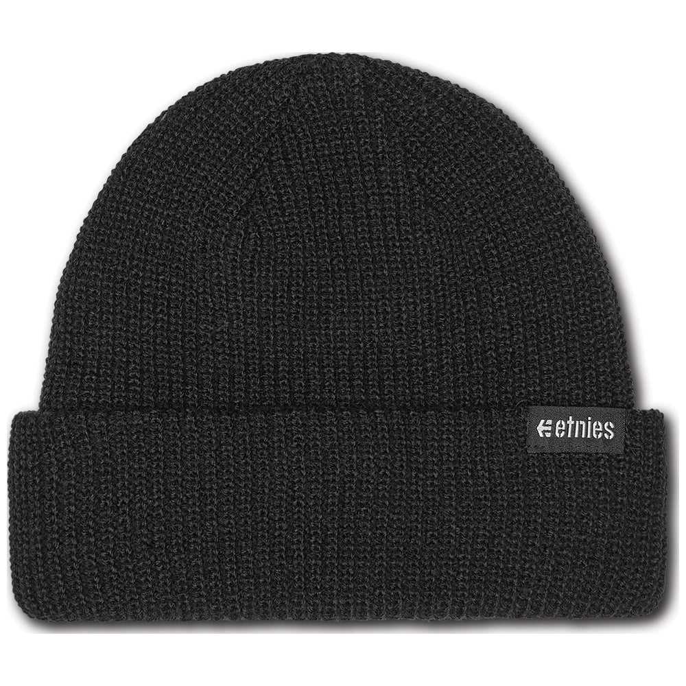 ETNIES, ETNIES WAREHOUSE BEANIE [BLACK] OS