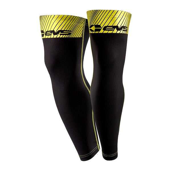 EVS, EVS Knee Brace Sleeves - Black/Hi Viz Yellow - Adult