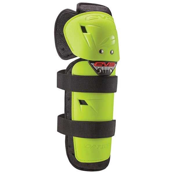 EVS, EVS Option Knee Guards - Hi Viz Yellow - Youth Body Armour