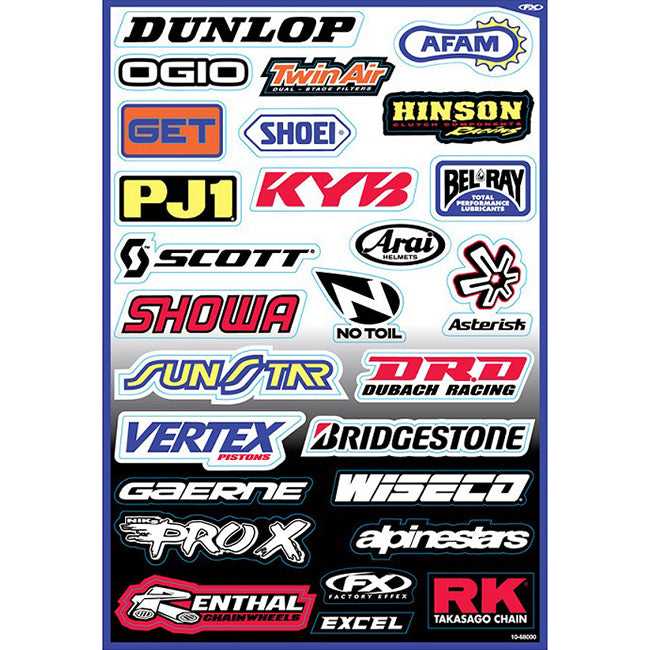 Factory Effex, FACTORY EFFEX Sponsor Kit Stickers