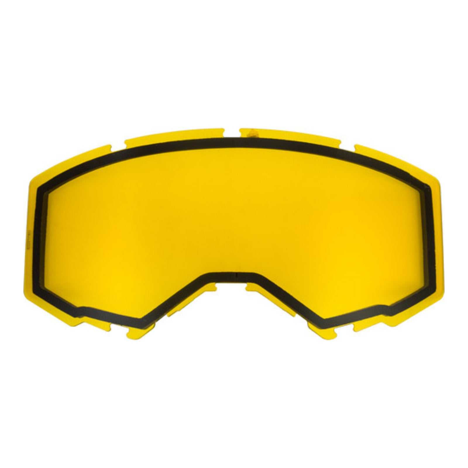 Fly Racing, FLY '19- DUAL LENS W/O VENTS ADULT YELLOW