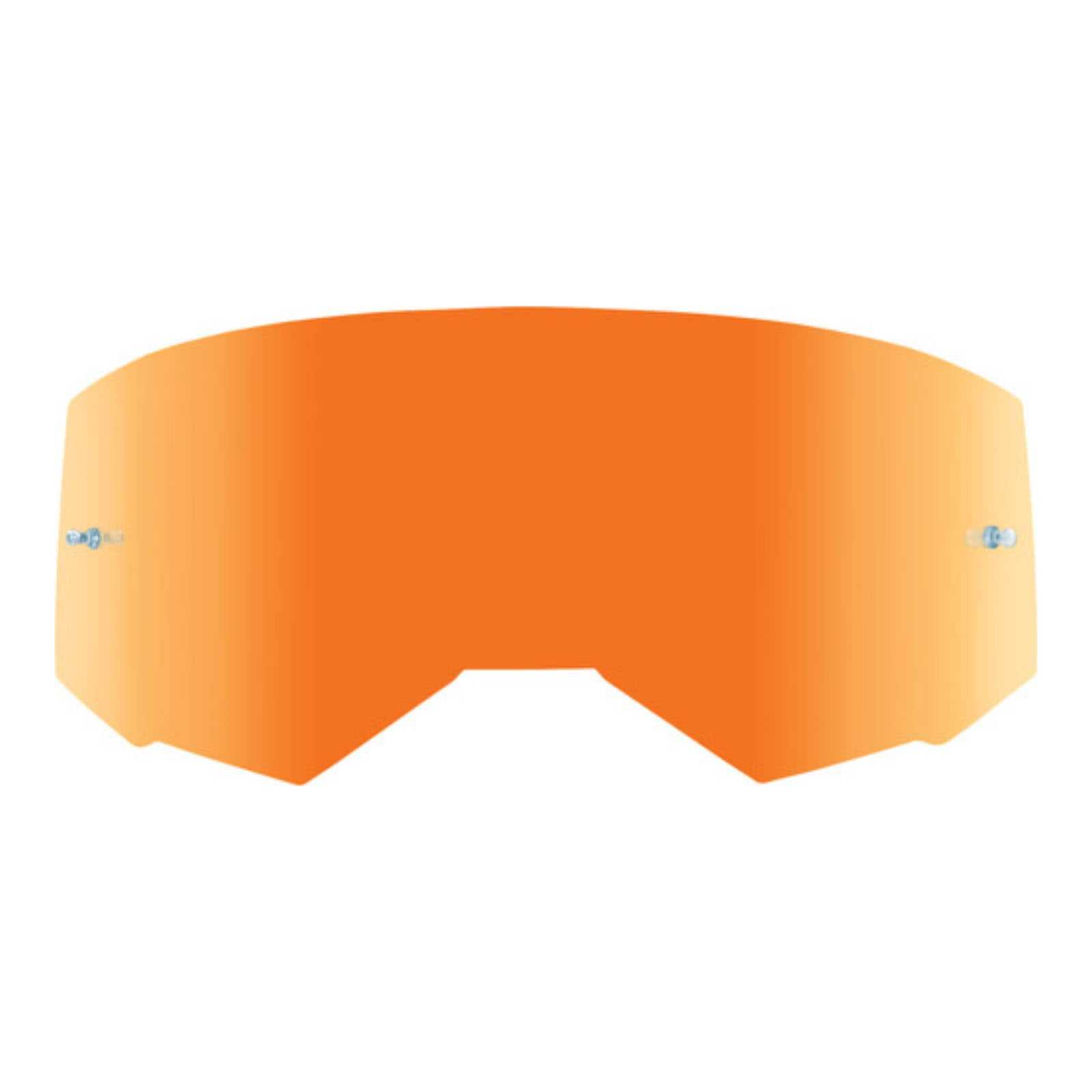 Fly Racing, FLY '19- SINGLE LENS ORANGE MIR/SMK W/PST