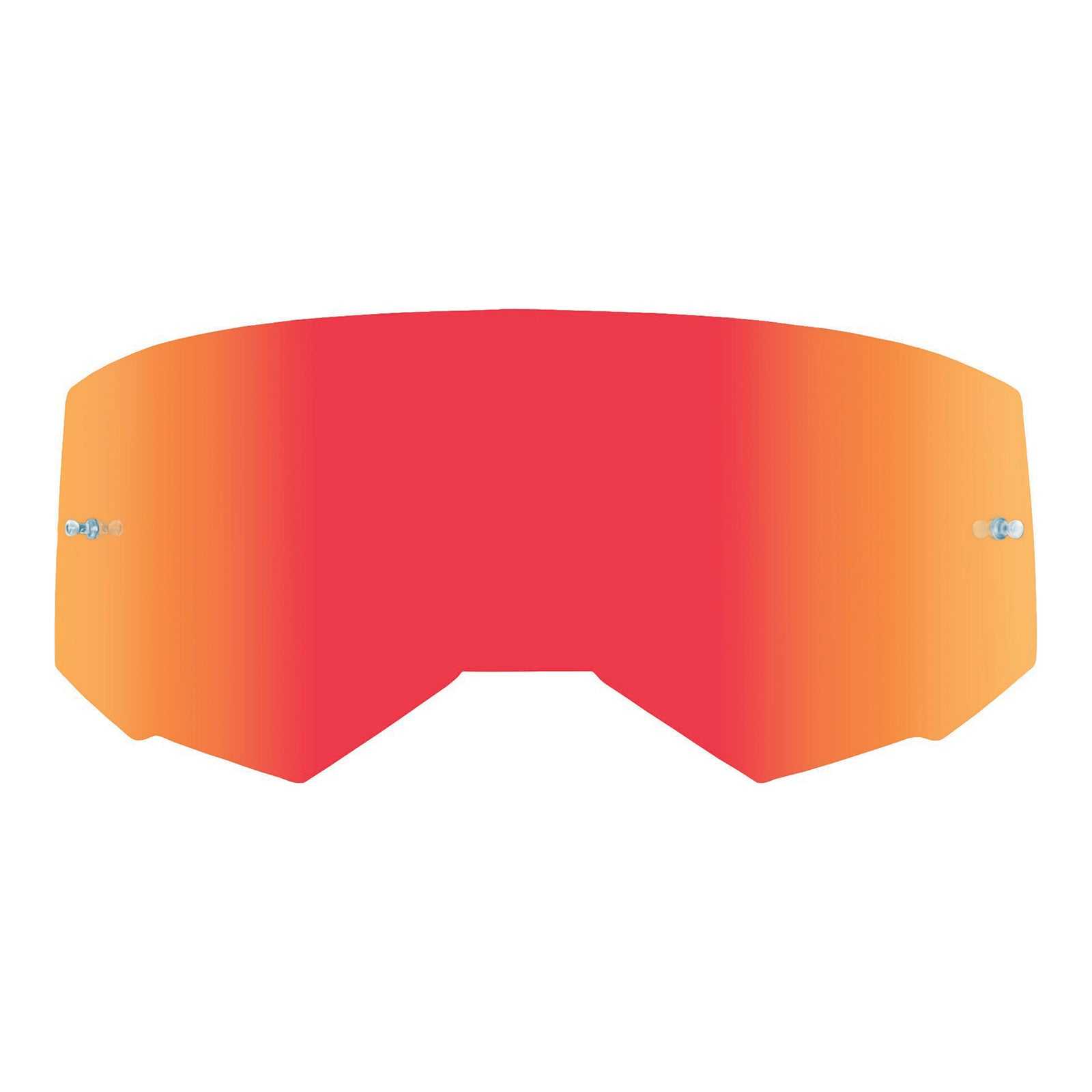 Fly Racing, FLY '19- SINGLE LENS RED MIR/CLEAR W/PST