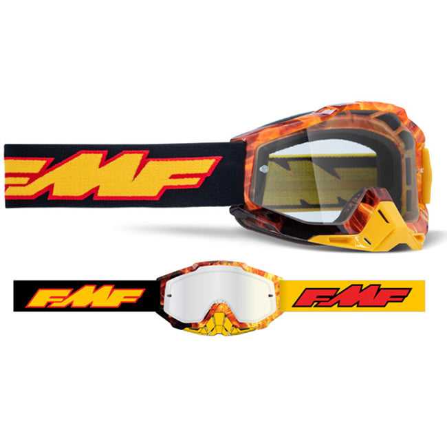 FMF Goggles, FMF POWERBOMB Goggles - Clear Lens