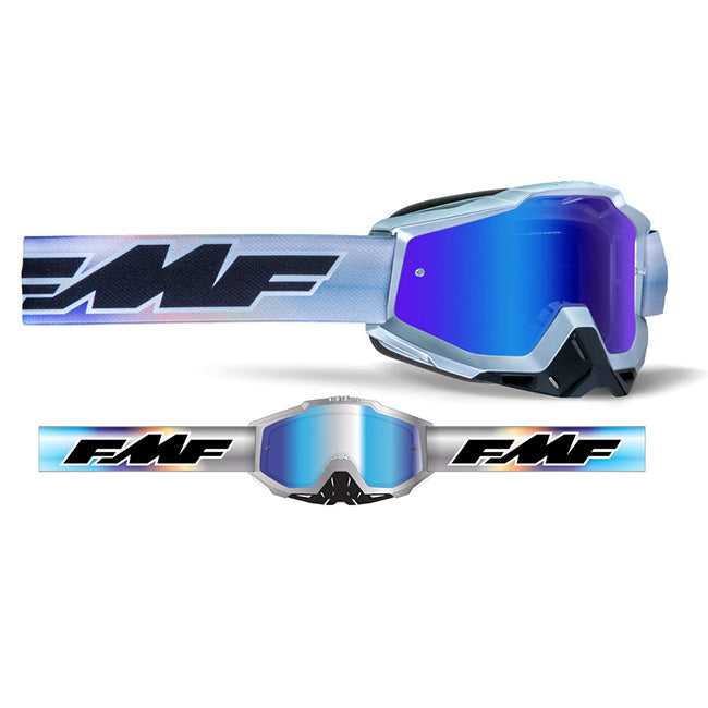 FMF Goggles, FMF POWERBOMB Goggles - Mirror Lens