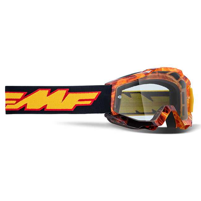 FMF Goggles, FMF POWERBOMB Youth Goggles Clear Lens