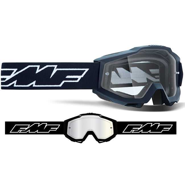 FMF Goggles, FMF POWERBOMB Youth Goggles Clear Lens