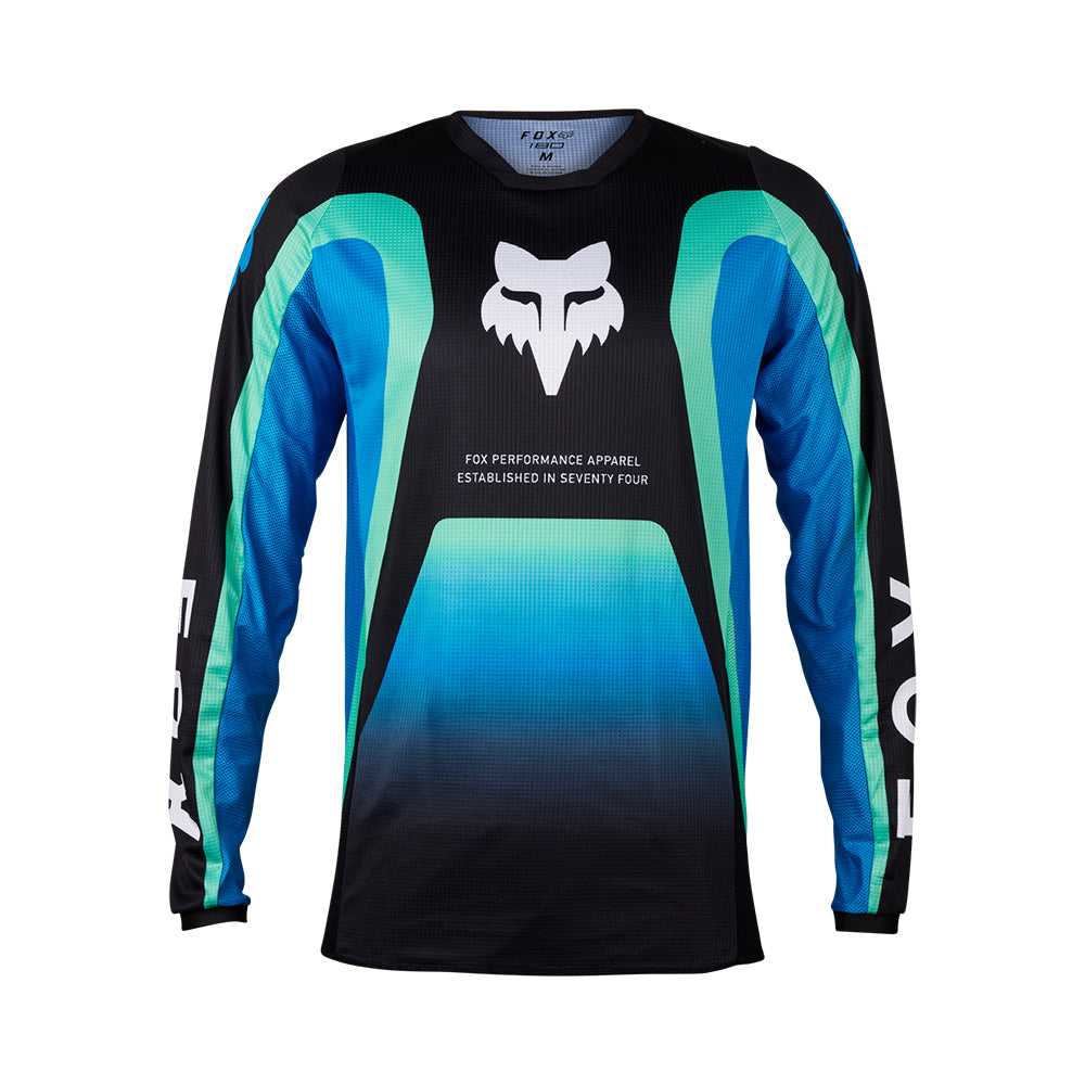 FOX, FOX 180 BALLAST JERSEY [BLACK/BLUE]