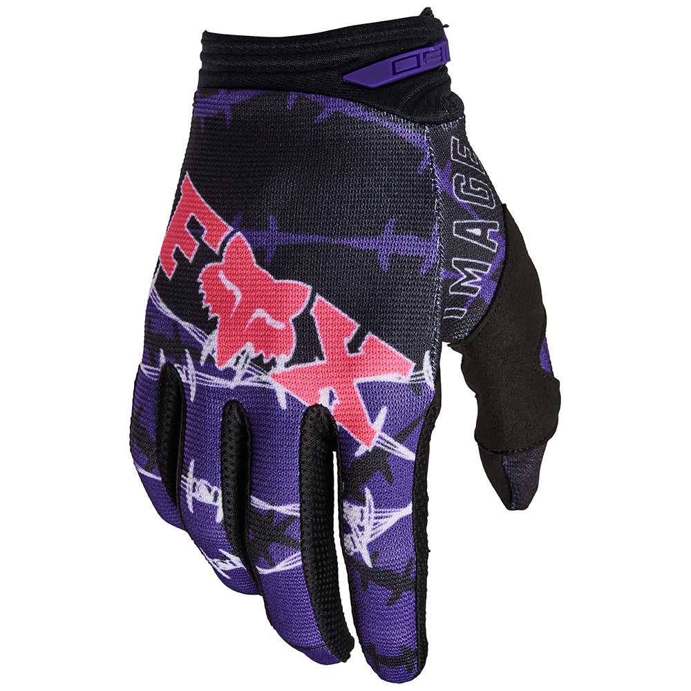 FOX, FOX 180 BARBED WIRE SE GLOVES [PURPLE]