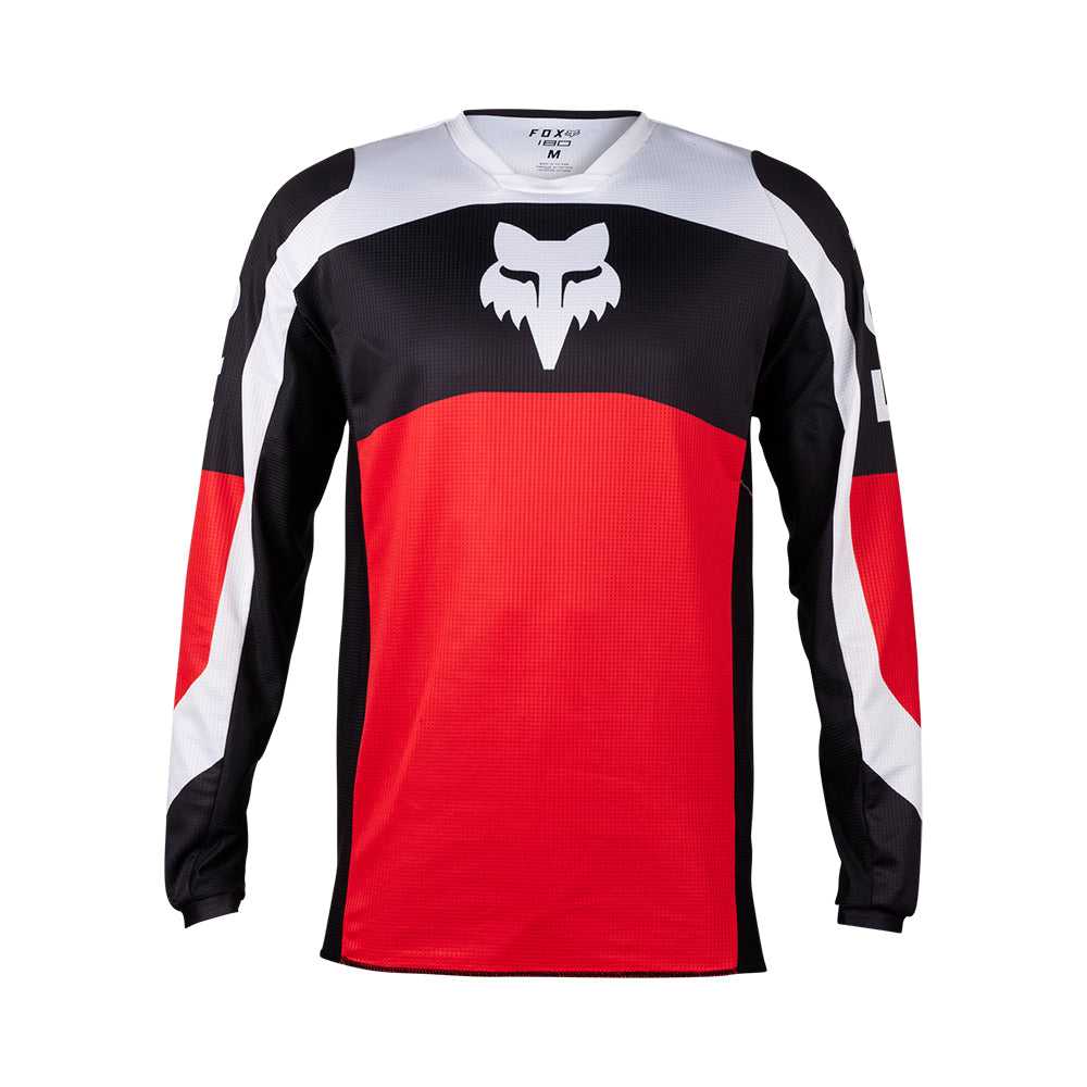 FOX, FOX 180 NITRO JERSEY [FLO RED]