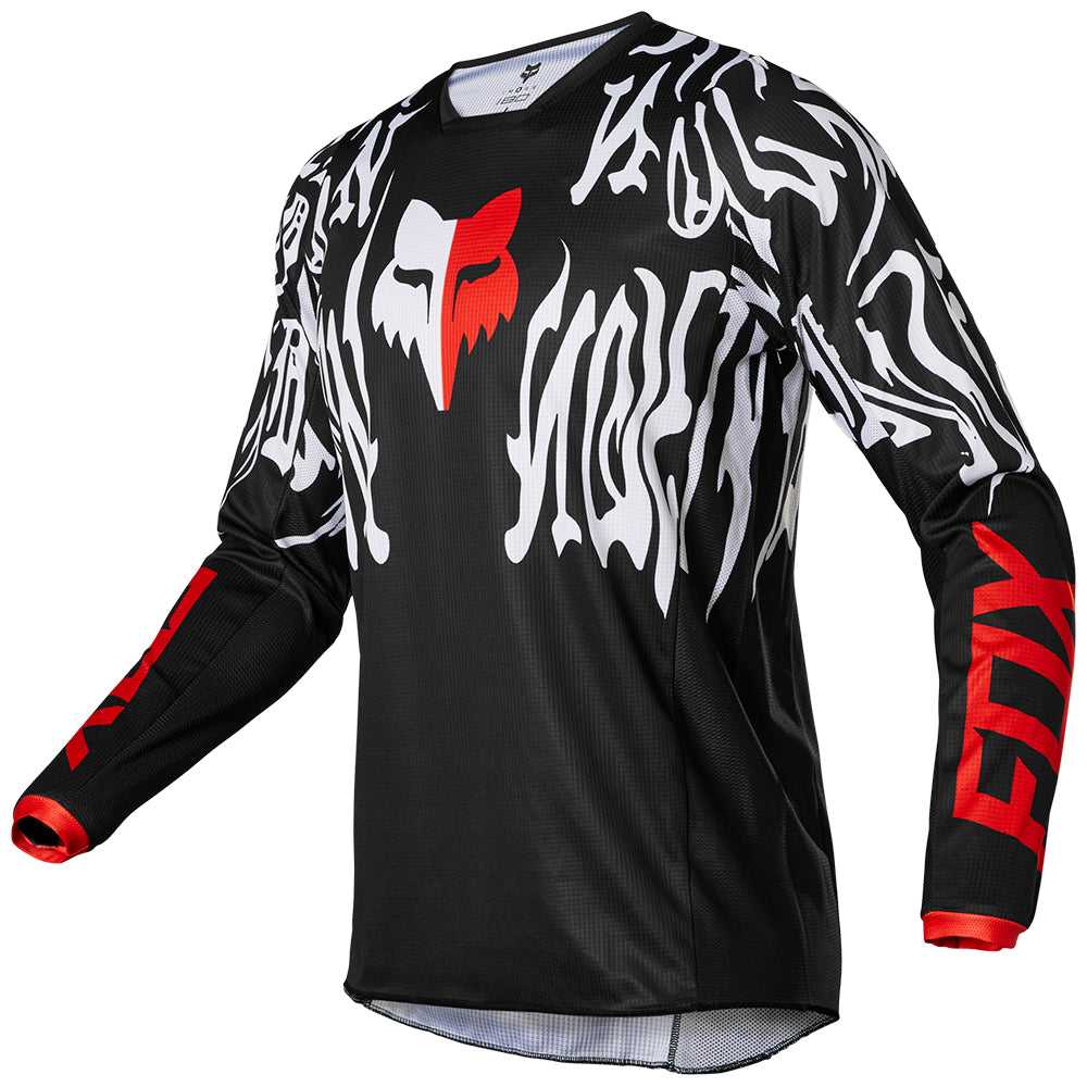 FOX, FOX 180 PERIL JERSEY [BLACK/RED] L