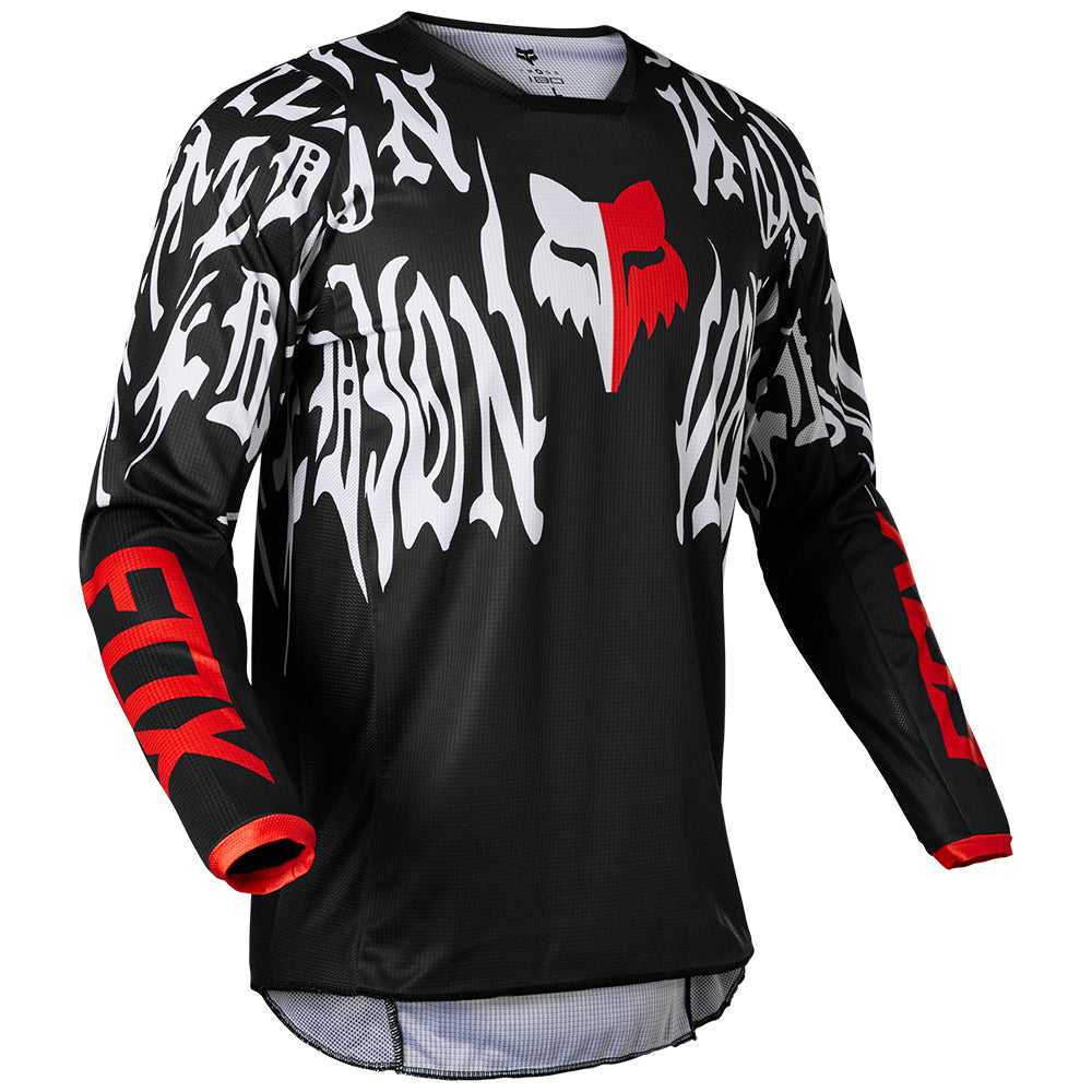 FOX, FOX 180 PERIL JERSEY [BLACK/RED] L