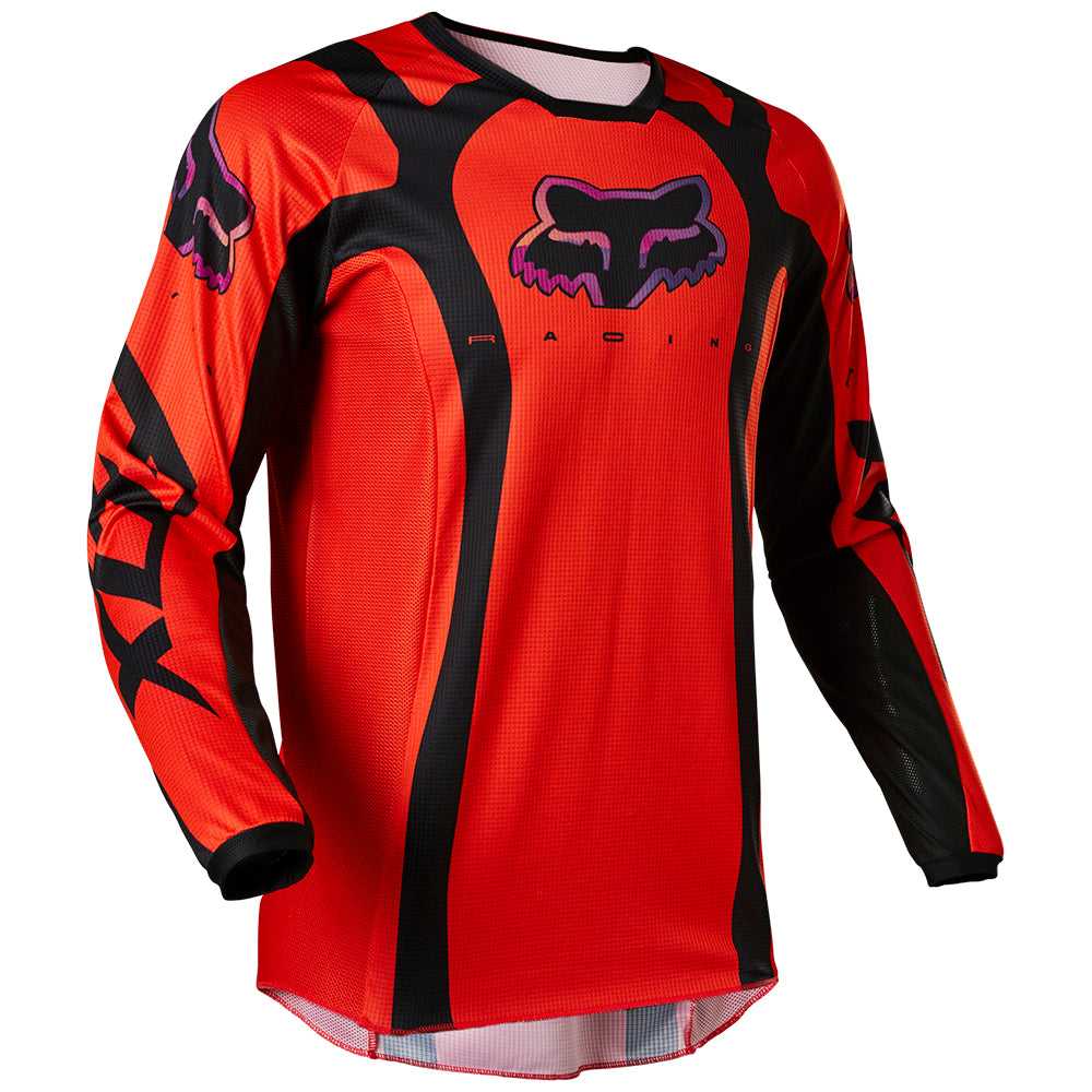 FOX, FOX 180 VENZ JERSEY [FLO RED]