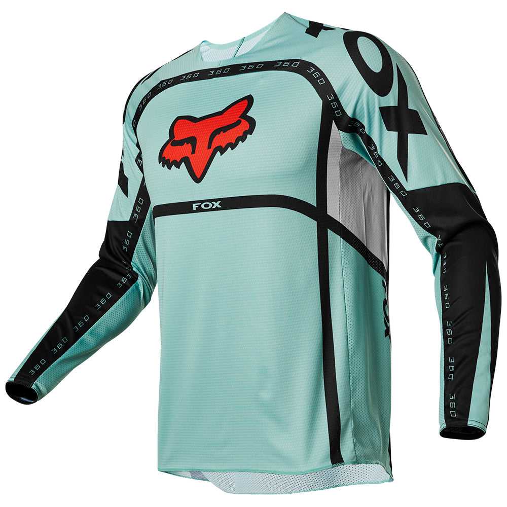 FOX, FOX 360 DVIDE JERSEY [JADE]