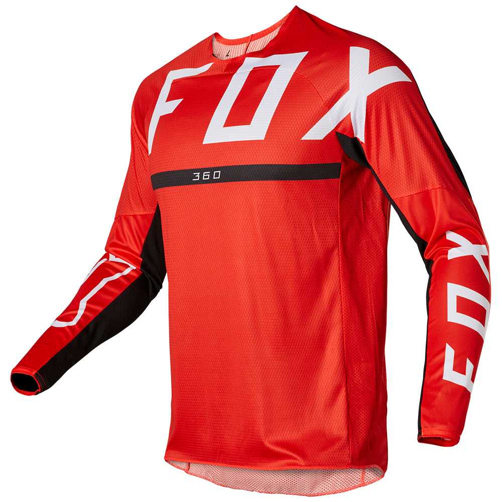 FOX, FOX 360 MERZ JERSEY [FLO RED]