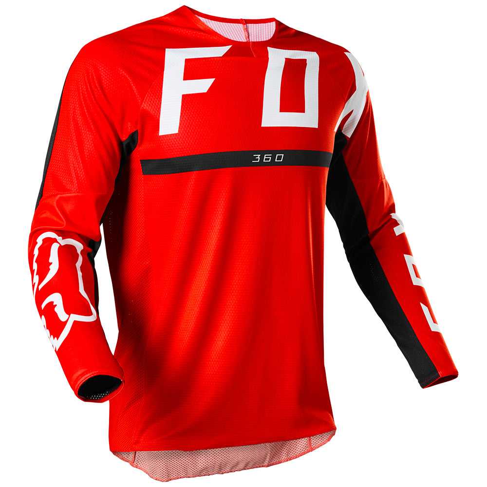 FOX, FOX 360 MERZ JERSEY [FLO RED]