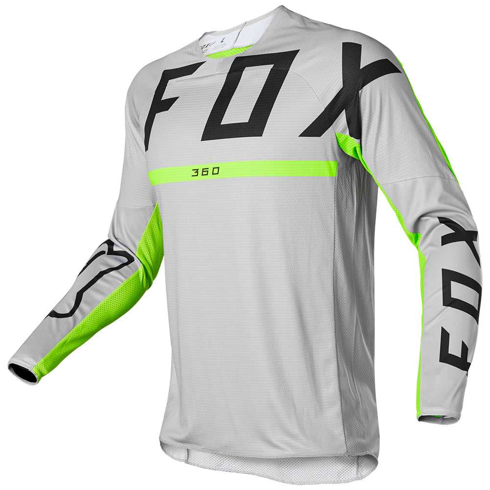 FOX, FOX 360 MERZ JERSEY [STEEL GREY]