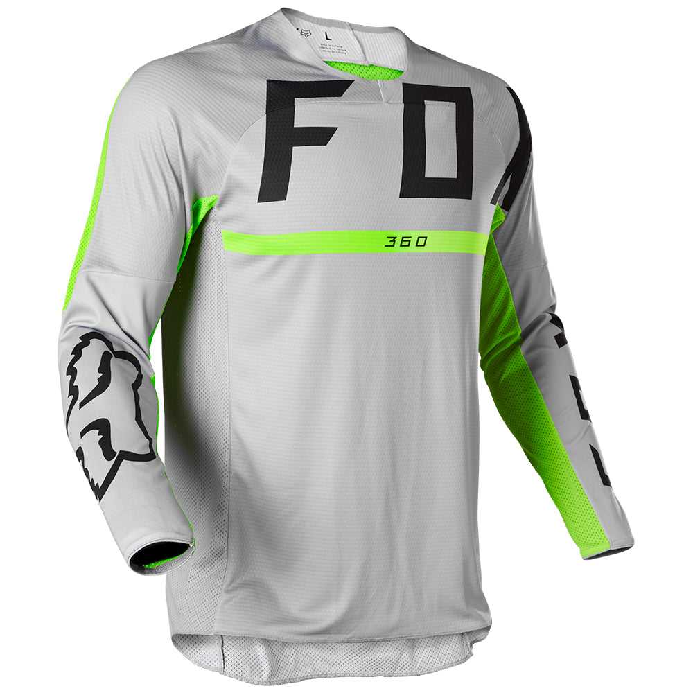 FOX, FOX 360 MERZ JERSEY [STEEL GREY]