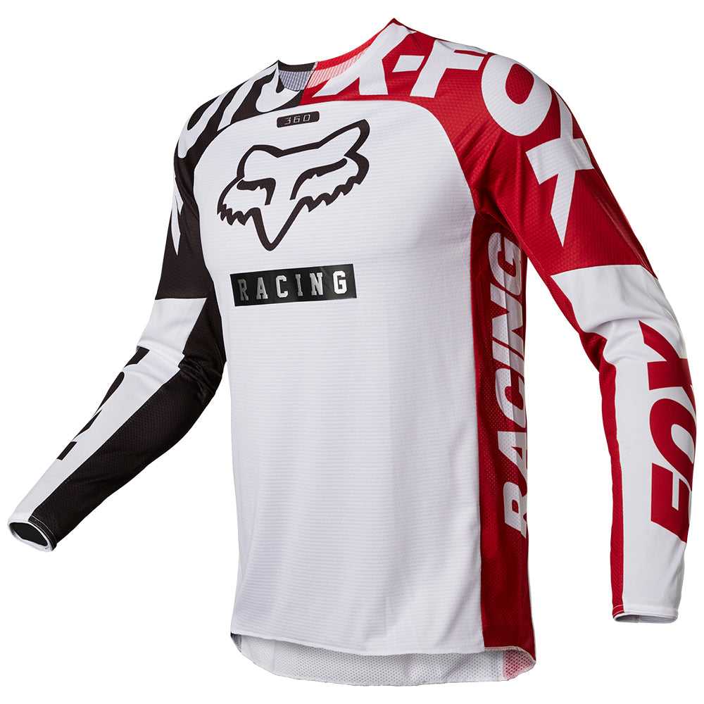 FOX, FOX 360 PADDOX JERSEY [RED/BLACK/WHITE]