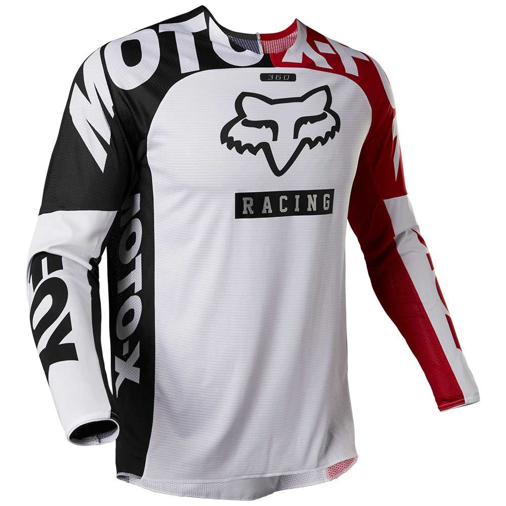 FOX, FOX 360 PADDOX JERSEY [RED/BLACK/WHITE]