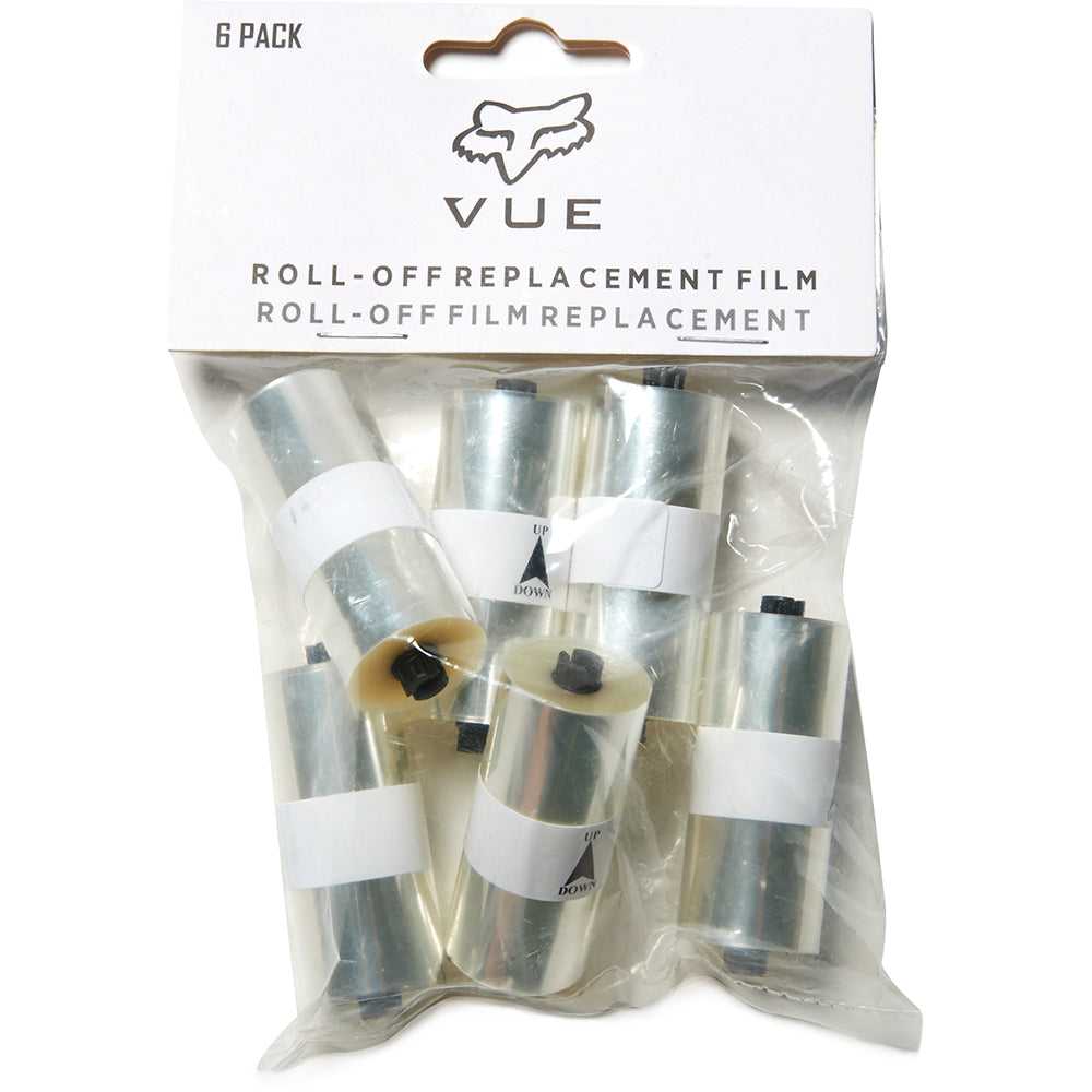 FOX, FOX 45MM ROLL OFF FILM 6PACK [CLEAR] VUE/MAIN/AIRSPACE