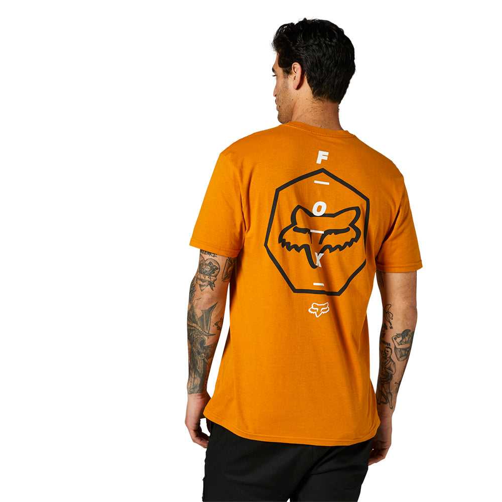 FOX, FOX 7 POINT SS PREMIUM TEE [GOLD]