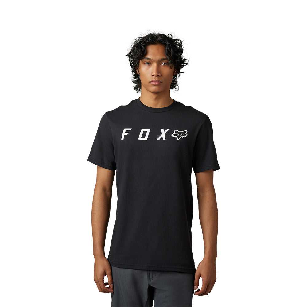 FOX, FOX ABSOLUTE SS PREMIUM TEE [BLACK/WHITE]