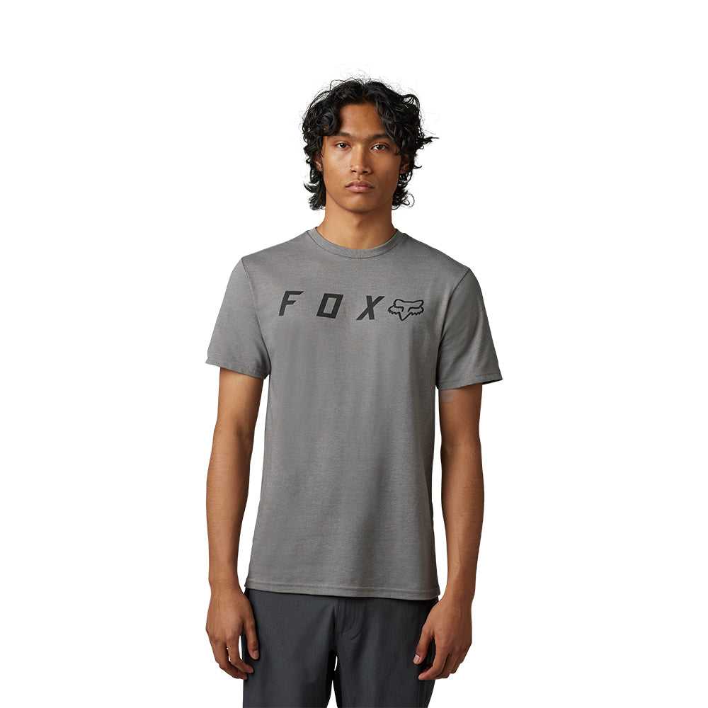 FOX, FOX ABSOLUTE SS PREMIUM TEE [HEATHER GRAPHITE]