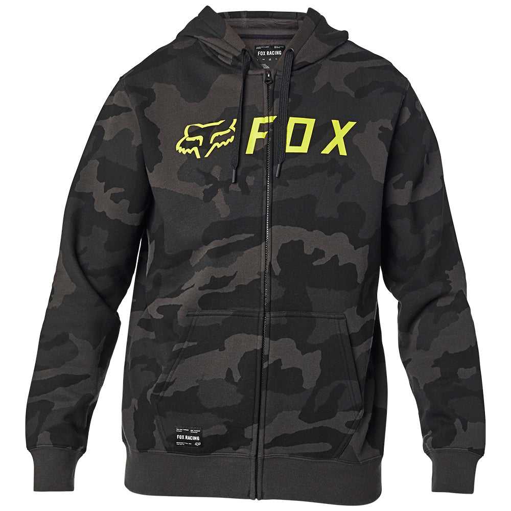 FOX, FOX APEX CAMO ZIP FLEECE HOODY [BLACK CAMO]