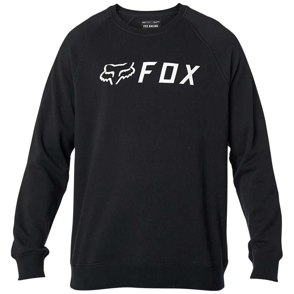 FOX, FOX APEX CREW FLEECE [BLACK/WHITE] S