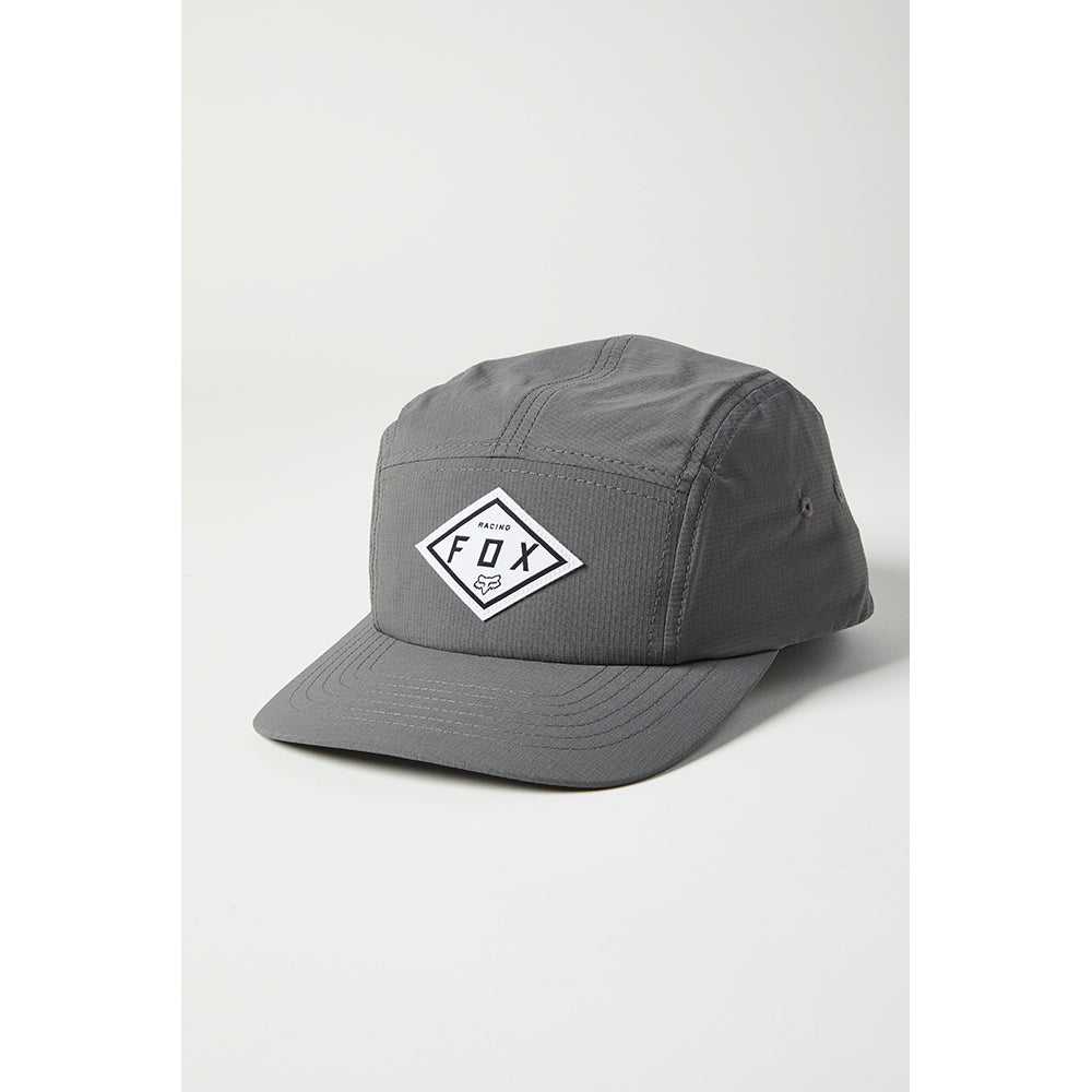 FOX, FOX BADGE 5 PANEL HAT [PEWTER]