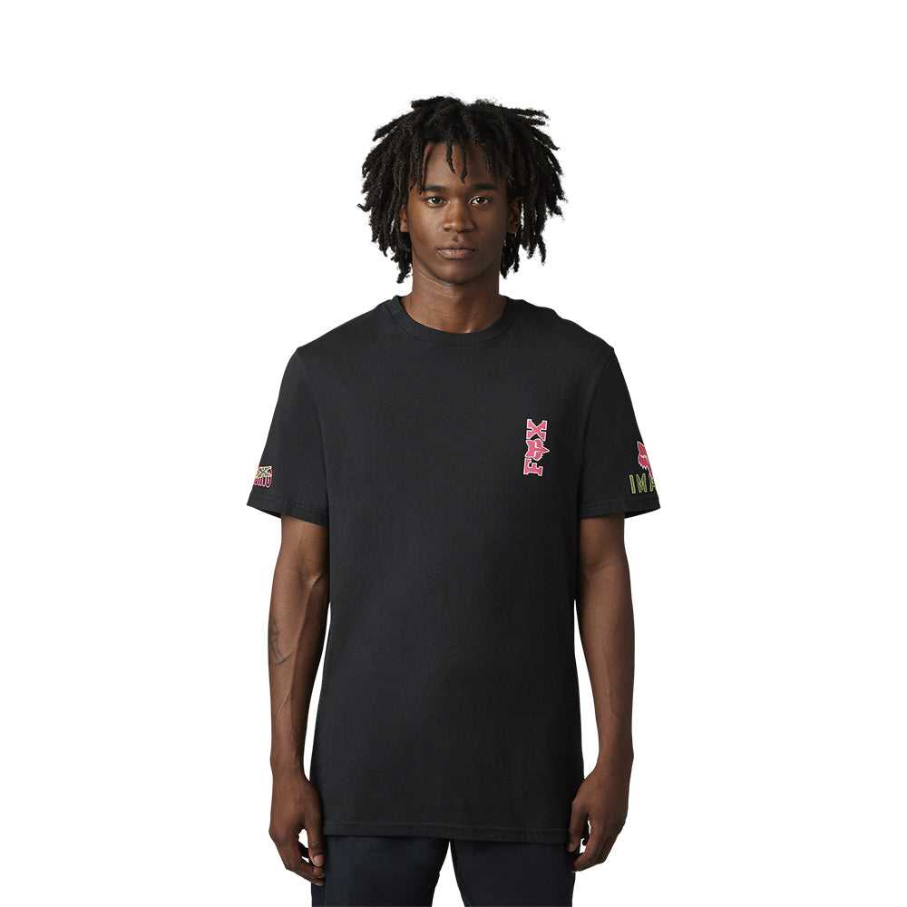 FOX, FOX BARBED WIRE SS PREMIUM TEE [BLACK] S