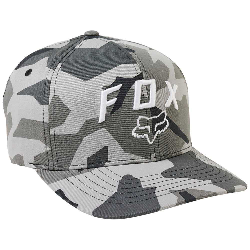 FOX, FOX BNKR FLEXFIT HAT [BLACK CAMO]