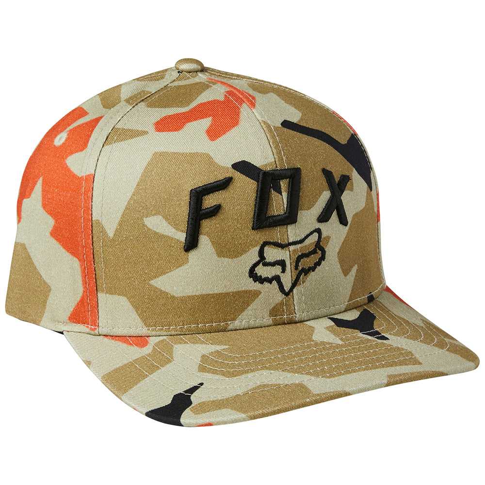 FOX, FOX BNKR FLEXFIT HAT [GREEN CAMO]